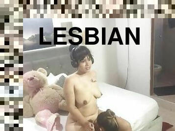 Real life lesbian friends having sex