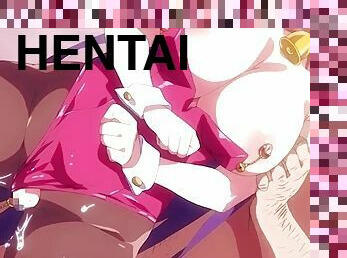 asyalı, büyük-göğüsler, güzellik, vajinadan-sızan-sperm, pornografik-içerikli-anime