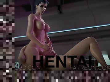 Futanari cartoon 3D hardcore porn