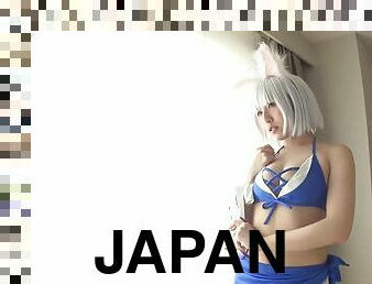 japanese cosplay creampie - Big melons