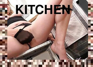 Pantyhose kitchen play