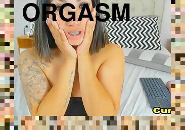 Dripping huge creamy pussy to orgasm sexy curvy