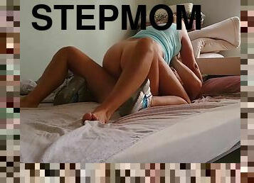 My stepmom got fucked right after a run!