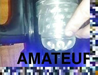 amatör, avsugning, cumshot, leksak, sprut, ensam, rökning