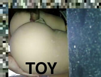 Micro penis pussy, ass sex toy and cum shot