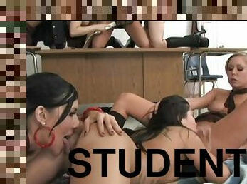 Student orgy with london keyes, alexis texas, and much more!