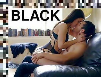 Alina Lopez In Black Lingerie