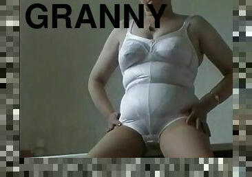 Granny shows off her nice bodice