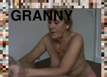 fellation, granny, milf, branlette