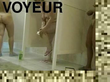 baignade, cam, voyeur, douche, caché