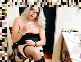 mastürbasyon-masturbation, travesti, amatör, anal, üstüneyüzüne-boşalma, orta-yaşlı-seksi-kadın, oyuncak, meni, sarışın, kadın-iç-çamaşırı