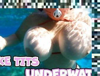 Jessy Bunny - Huge Tits under Water