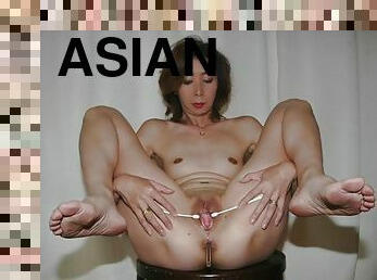 asiatisk, bedste, milf, kompilering, cougar