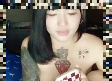 Live broadcast: Nong Bua comes live and has sex with her boyfriend.