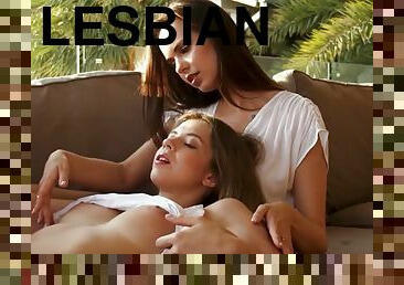 lesbian-lesbian, bokong, sempurna, sex-dengan-berpakaian