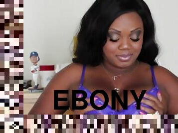 Big fat ebony needs more cum