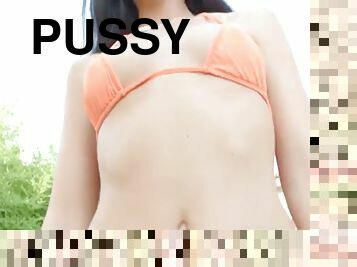 April B Wet Pussy Masturbation