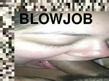 Blowjob slow motion and slap