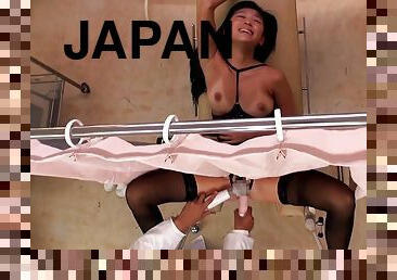 asiático, enfermeira, cona-pussy, chupanços, doutor, brinquedo, hardcore, japonesa, meias, ejaculação