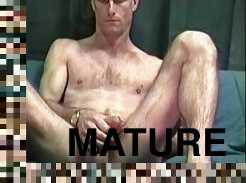 Steve mature man masturbates