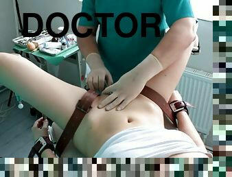 doktor, bdsm, kamera, voyeur, skrútené, latex, nemocnica