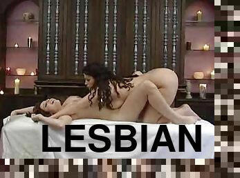 lesbiana, masaj, erotic