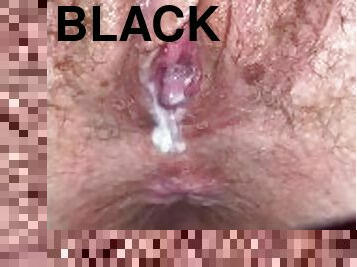 Black dick creamy white pussy