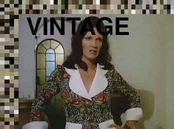 vintage, rambut-perang, erotik