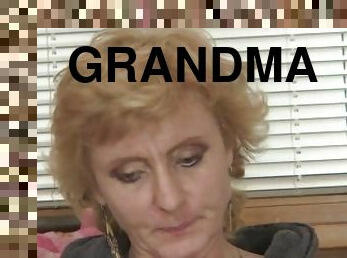 grand-mère, vieux, chatte-pussy, maigre, mature, granny, milf, hardcore, maman, trio