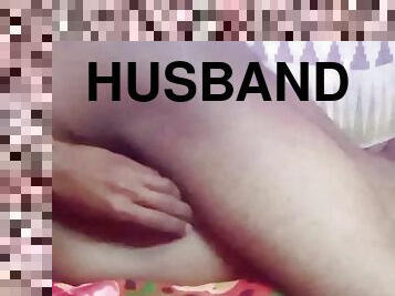 Husband fucks wife on bed