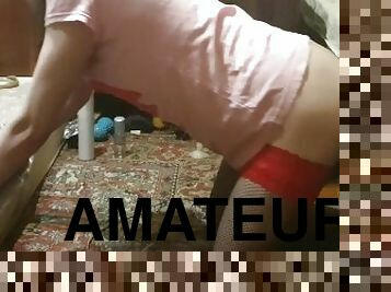 alt, russin, dilettant, anal-sex, spielzeug, junge18, reiten, dildo, alte, allein