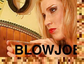 blowjob-seks-dengan-mengisap-penis, penis-besar, jerman, antik, mundur, klub