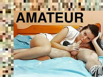 An amateur teen couple&#039;s erotic night - full video