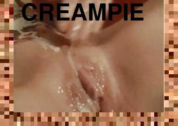 Extreme creampie, belly full of cum????????????