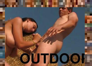 Teen sex outdoors 3