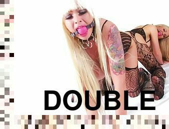 Slavegirls Doggystyle Fucking A Big Double Ender!