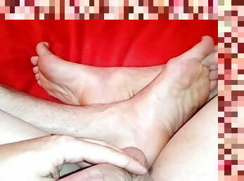 the most beautiful feet and penis you will see today