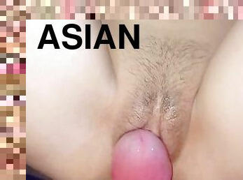 asia, payudara-besar, vagina-pussy, creampie-ejakulasi-di-dalam-vagina-atau-anus-dan-keluarnya-tetesan-sperma, pertama-kali, dad-girl, saudara-perempuan, manis, cantik, pacar-cowok