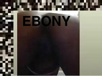 Nobody wants to play? Ebony pussy from the back.