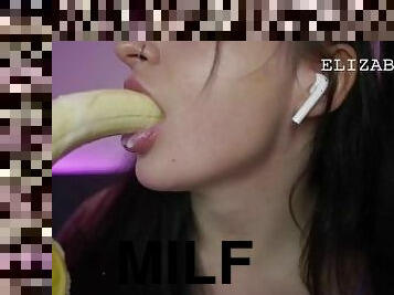 Dirty Talk and Banana Play - Food Fetish