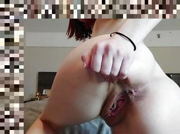 masturbation, anal, babes, ados, doigtage, pieds, rousse, secousses, petite, solo