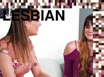 lesbian-lesbian, pertama-kali, saudara-perempuan