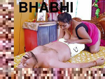 Bhabhi Ji - Desi Bade Bade Kadu Jaisi Dudh Sabjiwali Ko Dekh Ghar Ka Malik Khud Ko Chodne Se Rok Nahi Saka ( Hindi Audio )