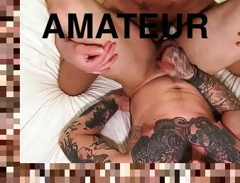 amateur, anal, mamada, gay, paja, novio, tatuaje