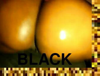 Phat juicy oiled black ass bbc riding