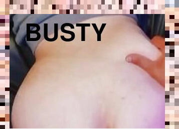 Busty dope slut takes dick from back ????