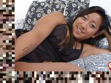 ANAL FUCK THRILLS - Asian Tinah Star POV Finger Banging And Blowjob