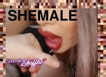 shemale, anal, cumshot, hardcore, transeksuell, creampie, ladyboy, kyssing, cum