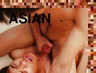 asiático, anal, gay, buraco-de-cu, gay-adolescente