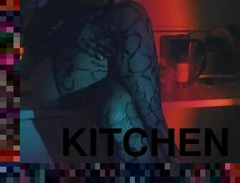 Fucked in the kitchen in beautiful sexy lingerie